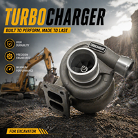 Kit de réparation de turbocompresseur neuf 125-1033 196-6134 pour Caterpillar 325B S6KT, pièces de machines d'extraction minière
