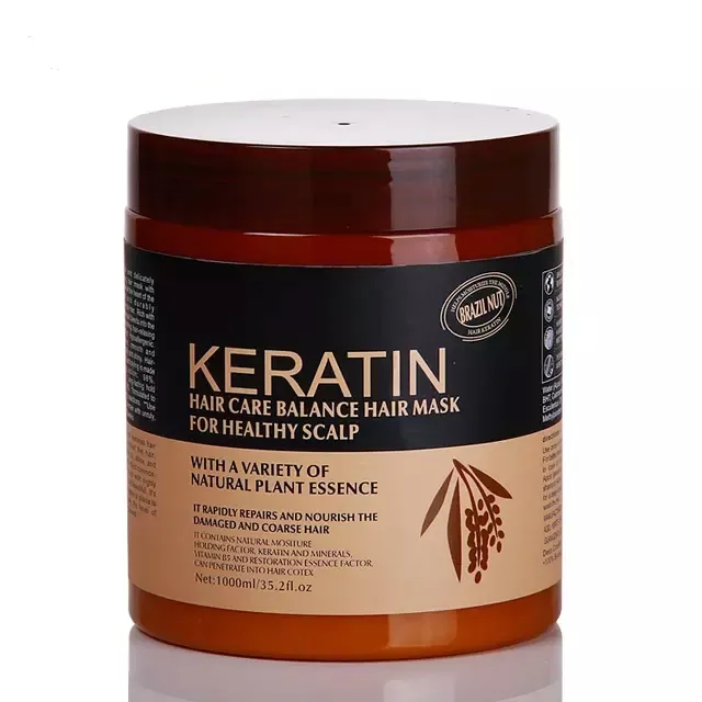 Professional Lavender Brazil Nut Essence Keratin smoothing the frizz shiny Hair Treatment