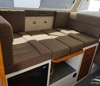 Meilleur bateau de pêche à cabine en aluminium à coque en V profonde entièrement soudé à grande vitesse, vente chaude, état neuf
