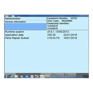 Paccar Heavy Duty Truck Auto chẩn đoán Scanner giao diện tiếng Anh động cơ diesel Analyzer ABS chất liệu <span class=keywords><strong>2</strong></span> năm cho xe ô tô xe tải - Product Image 2