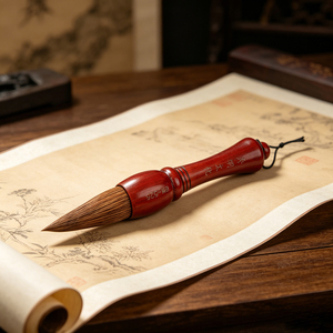 Artsecret 1 <span class=keywords><strong>pinceau</strong></span> d'écriture <span class=keywords><strong>de</strong></span> calligraphie traditionnelle pour caractères plus grands, <span class=keywords><strong>pinceau</strong></span> artistique à manche court en bois BW-525 - Product Image 2