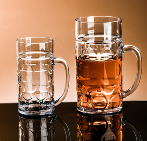 Jarra de Cerveza de Acrílico Personalizada de 500 ml con Asa para Bar - Product Image 4