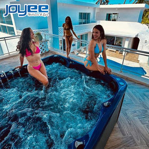 JOYEE Spa de jardin personnalisé pour 2 à 5 personnes, OEM Chine, hôtel, villa, jacuzzi extérieur de luxe Balboa, ABS multi-jacuzzi, bain à remous - Product Image 3