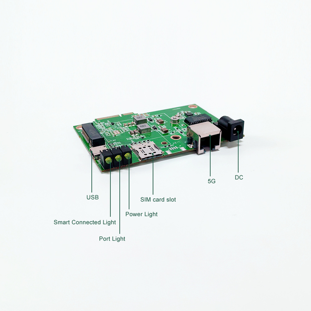 Small Batch ODM Custom PCBA USB Type-C 4G Ethernet CPE Industrial Router Board Model XJ5G001 ENIG Surface Finishing for Machine