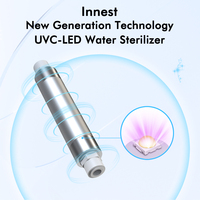 INNEST LED UV avec interrupteur de débit pour eau potable 10LPM 2.64GPM 8W 12V 24V Module de stérilisation LED UVC pour purificateurs d'eau