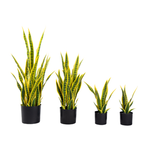 <span class=keywords><strong>Planta</strong></span> Artificial <span class=keywords><strong>de</strong></span> Sansevieria, Simulación Realista <span class=keywords><strong>de</strong></span> 40/50/70/90 cm, Hojas Amarillo Verde, <span class=keywords><strong>Planta</strong></span> Serpiente Artificial - Product Image 2