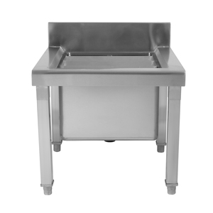 Fregadero Independiente de Acero Inoxidable para Limpieza con Accesorios para Hotel, Escuela, Cantina - Product Image 3
