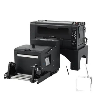 high speed A3 30cm Inkjet Direct To Film Digital Dtf Printer for small business for all fabric