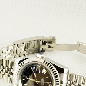 Montre mécanique automatique pour homme classique, haut de gamme, en acier inoxydable 316L, cristal saphir antireflet, aiguille, 3 BAR d'étanchéité - Product Image 6