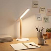 Lampe de bureau LED moderne et créative, rechargeable USB, à intensité variable, pour chevet, chambre et maison, vente en gros