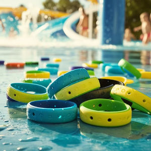 Bracciale Nfc programmabile braccialetto personalizzato da indossare Nfc Chip regolabile Nfc215 bracciale Nfc Silicone Qr braccialetto Qr - Product Image 2