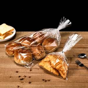 CFC Clear PE Cellophane Bread Loaf <b>Packing</b> <b>Bags</b> Printed Zippered Cello <b>Bags</b> with Bottom Gusset for Packaging - Product Image 4