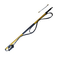 Nettoyeur haute pression pistolet télescopique baguette pistolet à eau haute pression fibre de verre lance télescopique baguette