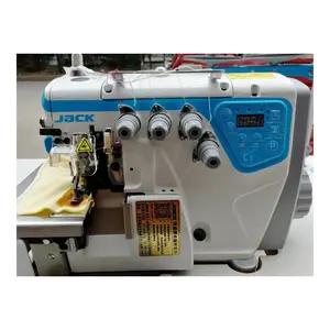 Marca China Jakc C3 Máquina DE COSER Overlock automática de alta velocidad Máquina DE COSER Overlock de segunda mano de 4 hilos