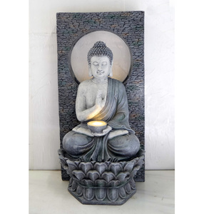 2022 heißer Verkauf künstlicher Wasserfall Wasserspiel brunnen Buddha-Statuen im Freien Wasser brunnen - Product Image 1