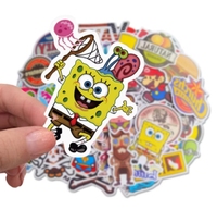 Autocollants en vinyle OEM/ODM personnalisés en forme d'œuf de dessin animé pour enfants - Étanche, protection UV, logo personnalisé, décoration intérieure