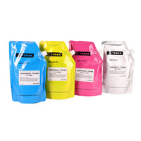 Cartouche de toner compatible pour imprimantes Canon, Konica, Ricoh, Kyocera, Sharp, Xerox, Toshiba – Recharge de poudre de toner physique couleur CMJN