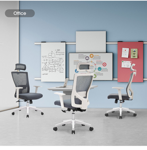 Phật sơn hiện đại đơn giản lưới ghế văn phòng với tựa đầu văn phòng xoay có thể điều chỉnh nhân viên Ghế văn phòng - Product Image 2