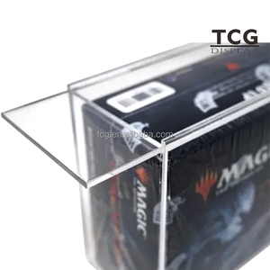 Boîte de présentation pour collectionneurs de cartes à jouer TCG, en acrylique transparent résistant aux UV, pour Magic the Gathering - Core 2021 Booster Box TCG Collector <span class=keywords><strong>MTG</strong></span> Wizards - Product Image 2