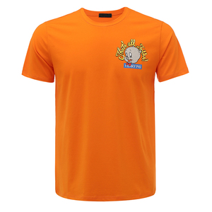 2021 di marca di Alta Qualità T-Shirt Dalla Cina <span class=keywords><strong>Anime</strong></span> Floreale Sport T-Shirt Da Uomo In Cotone Bianco Girocollo Tee Shirt Con logo - Product Image 5