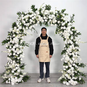 Arco de Flores de Seda Realistas para Decoración de Fondo en Eventos y Bodas, Simulación de Plantas Artificiales - Product Image 6