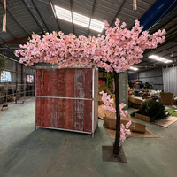Pohon Bunga Sakura Buatan Bagang - 20 Cabang yang Dapat Ditukar - Bunga Buatan Putih & Merah Muda untuk Dalam Ruangan Lihat ulasan produk