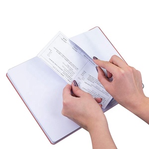 Quaderno con registro di controllo del libro del registro di contabilità in rilievo con Logo in ecopelle per la contabilità delle piccole imprese - Product Image 5