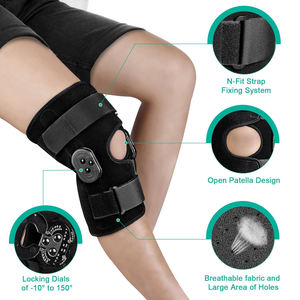Penyangga Lutut Neoprene yang Dapat Disesuaikan, Penyangga Lutut ROM, Penyangga Lutut Berengsel untuk Arthritis Sendi - Product Image 2