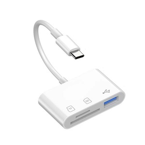 Lecteur de cartes multifonction USB 2.0 Type C adaptateur de carte mémoire SD TF pour téléphone portable et appareil photo - Product Image 1