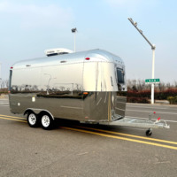 Caravane de voyage haute performance, remorque alimentaire pour camping et restauration mobile