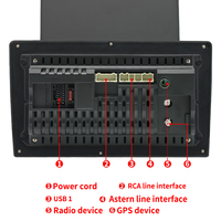 Radio Estéreo Universal Vertical de 2 Din para Coche con Pantalla Táctil de 10 Pulgadas y Reproductor GPS Android