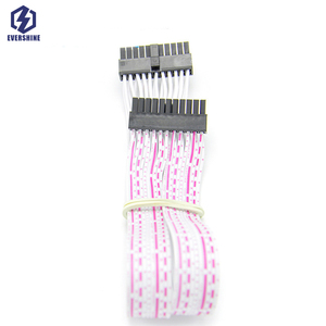 制造定制扁平带状电缆 1.27mm，用于 IDC 连接器 10 14 16 20 路线束 - Product Image 1