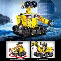 828 pièces STEM DIY Blocs de construction robotiques Modèle de jouet 4 en 1 Robot programmable à double mode (APP et télécommande) Kits de construction de briques robotiques