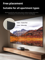 Projecteur laser JMGO O3 PRO à ultra courte focale, 2600 lumens ISO, projecteur 4K, Smart TV, mini projecteur intelligent pour le bureau et la maison