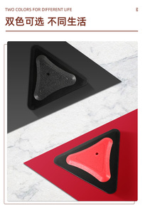 Brosse dégivreuse pour vitres de voiture, grattoir triangulaire en silicone pour poils d'animaux, raclette à eau pour pare-brise - Product Image 3