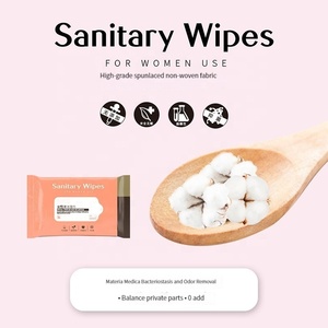Vente directe de marque privée, lingettes hygiéniques non tissées pour femmes, nettoyantes vaginales féminines - Product Image 4