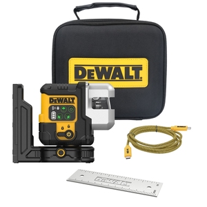 ระดับเลเซอร์ DeWalt 360 องศา ปรับระดับอัตโนมัติ พร้อมแบตเตอรี่และกล่องเก็บ สำหรับงานก่อสร้างและงาน DIY - Product Image 1