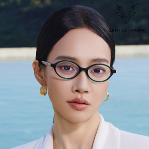 Gafas Ópticas Ovaladas de Moda TR90+Acetato con Protección Anti-Luz Azul Opcional, Colores de Montura Negro, Gris y Verde - Product Image 2