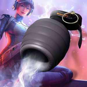 Masturbateur pour adulte à vibration, design grenade à 10 fréquences, pour exercices d'entraînement - Product Image 3