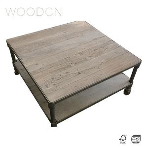 Mesa de Comedor de Madera Maciza de Olmo Reciclado - Product Image 3