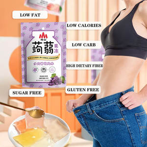 Échantillon gratuit 200g zéro matière grasse faible en sucre dessert nutritionnel gelée de konjac boisson perte de poids détox beauté gelée de konjac - Product Image 4