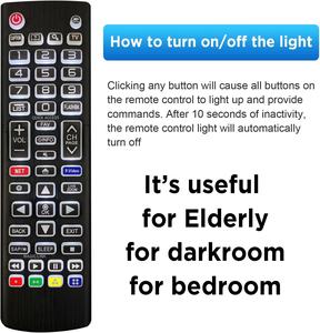 Télécommande de remplacement rétroéclairée pour téléviseurs intelligents LCD LED HD UHD OLED QNED <span class=keywords><strong>NanoCell</strong></span> 4K 8K (éclairage complet) - Product Image 5