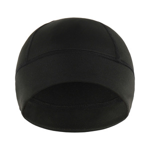 Barato personalizado verano protector solar Color sólido camuflaje ciclismo correr Unisex deporte calavera gorra motocicleta casco forro onda sin borde sombrero - Product Image 2