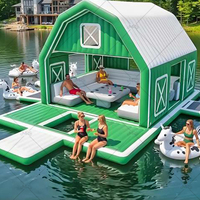Grand bar de piscine gonflable en PVC de conception supérieure avec protection UV et imperméable pour les événements à domicile, les cabanes de plage