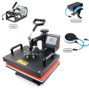 Çok Fonksiyonlu Elektrikli Isı Transfer Baskı Makinesi, Giysi Süblimasyonu, Yeni Ayakkabı, Şapka, Kalem, Kupa, Tişört için 15'i 1 Arada - Product Image 1