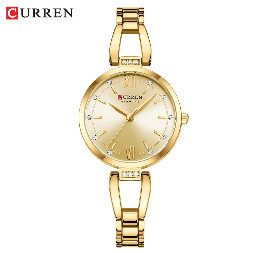 CURREN 9092 Fashion Women Watch Top Brand Luxury Lady Girl Wristwatch Elegant Stainless Steel Bracelet Original Female Clock