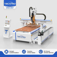Machine de gravure sur bois à 4 axes CNC avec dispositif rotatif pour MDF, contreplaqué, acrylique et PVC