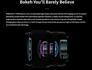 Fujifilm Fujinon GF80mmF1.7 R WR Noir - Product Image 4