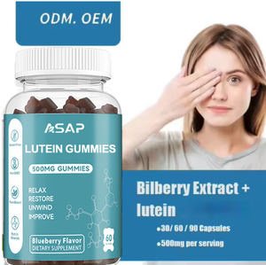 Cuidado de los ojos Salud luteína y zeaxantina gomitas Suplemento Vitaminas luteína gomitas - Product Image 2