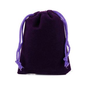 Storage Soft Cotton Twill <b>Drawstring</b> Velvet <b>Pouch</b> Bags with Customizable Security Features for Wedding Favor Jewelry Gift - Product Image 5